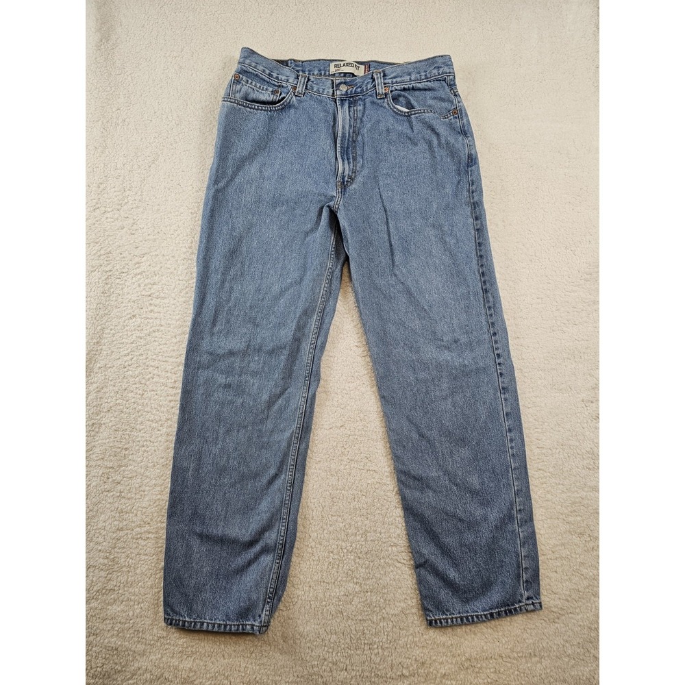 Vintage Levi's 550 Jeans Men's 38X32 Relaxed Fit Tapered Light Wash Y2K Baggy